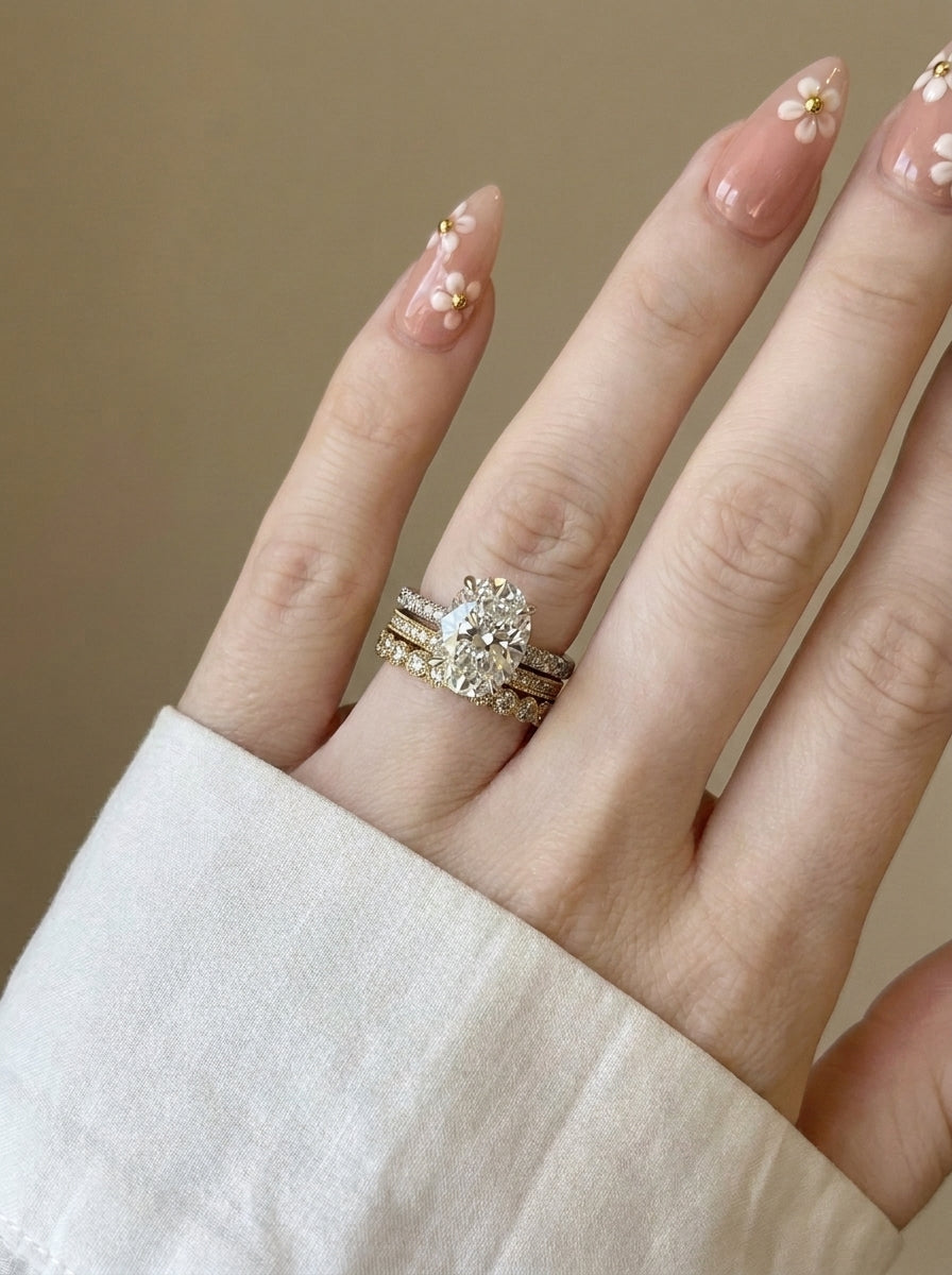 Theia Oval Diamond Ring｜925 Sterling Silver