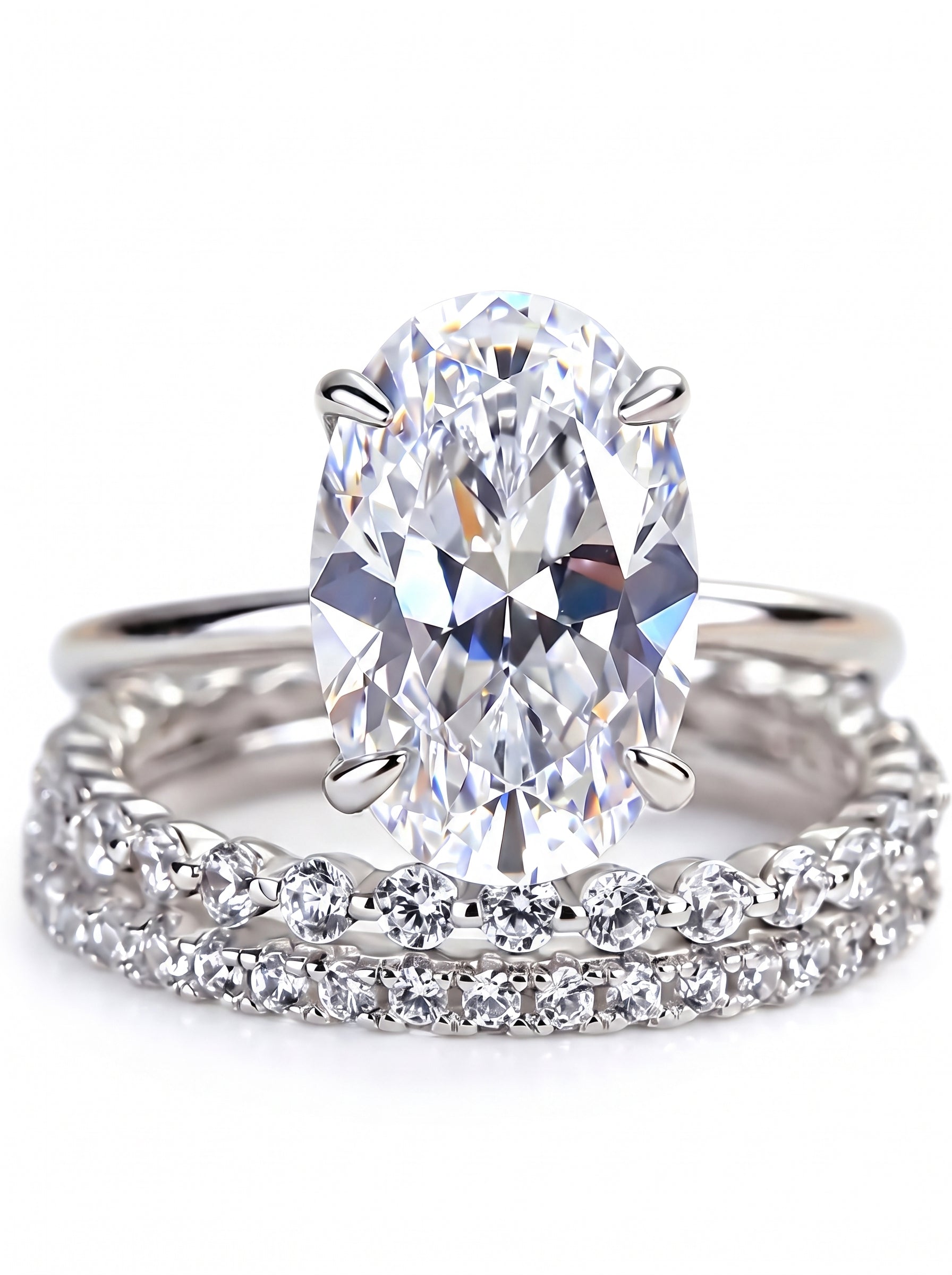 Theia Oval Diamond Ring｜925 Sterling Silver