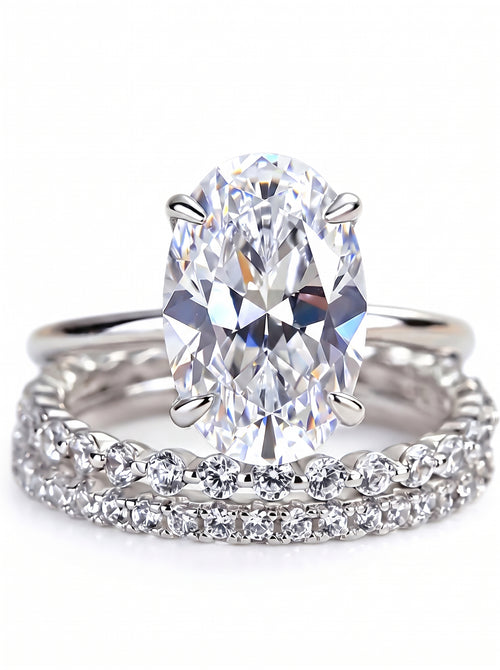 Theia Oval Diamond Ring｜925 Sterling Silver