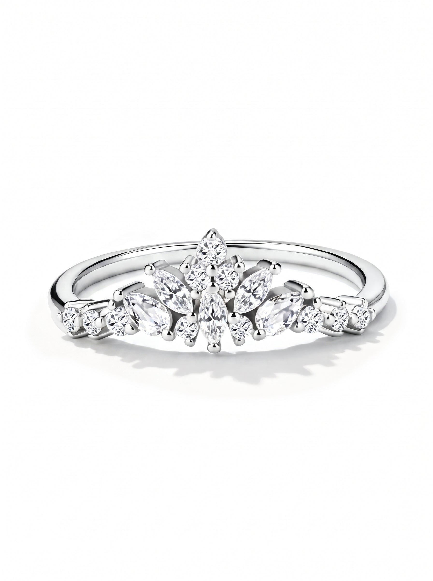 Marchioness Moissanite Ring｜925 Sterling Silver