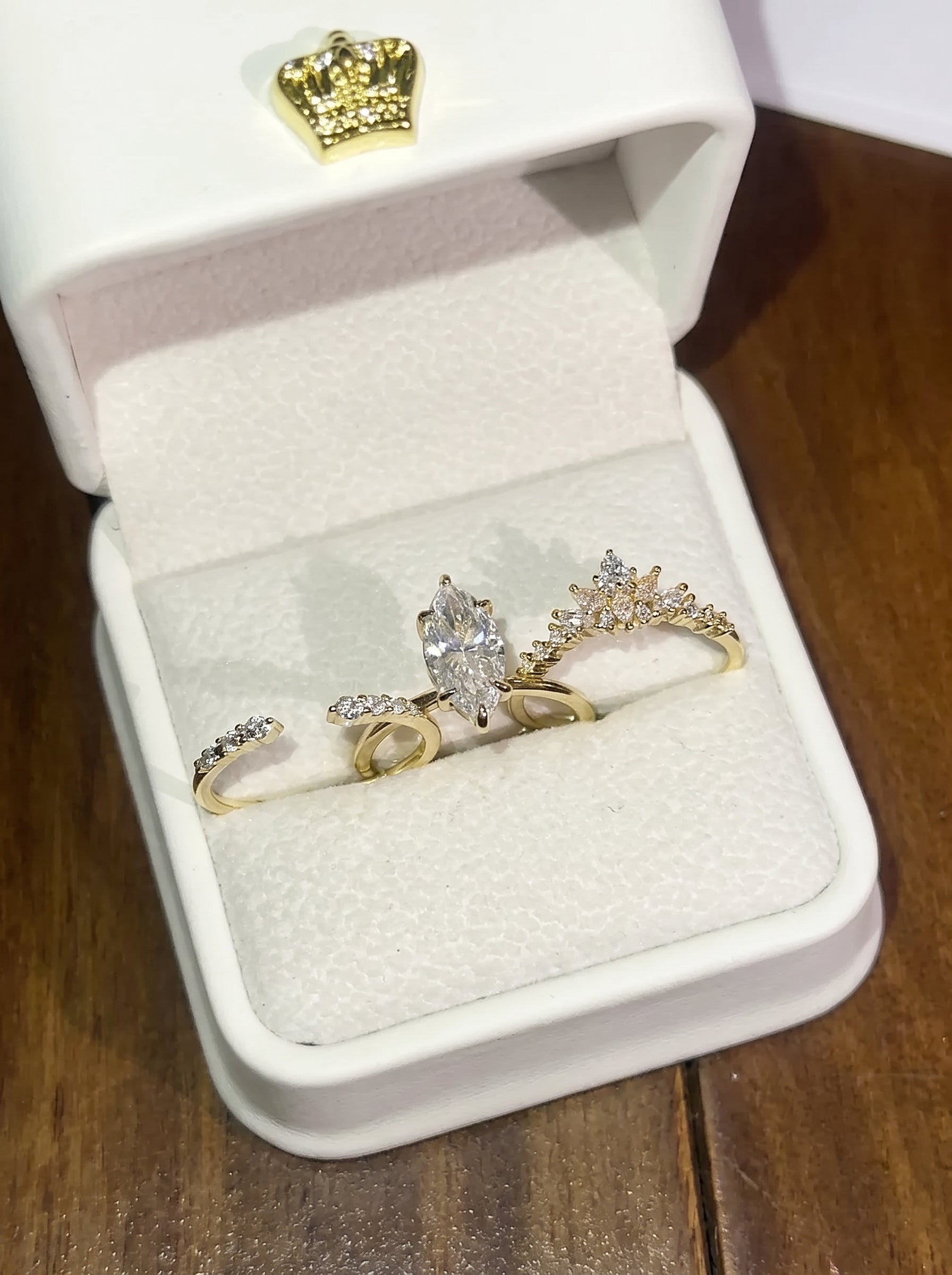 Marchioness Moissanite Ring｜925 Sterling Silver