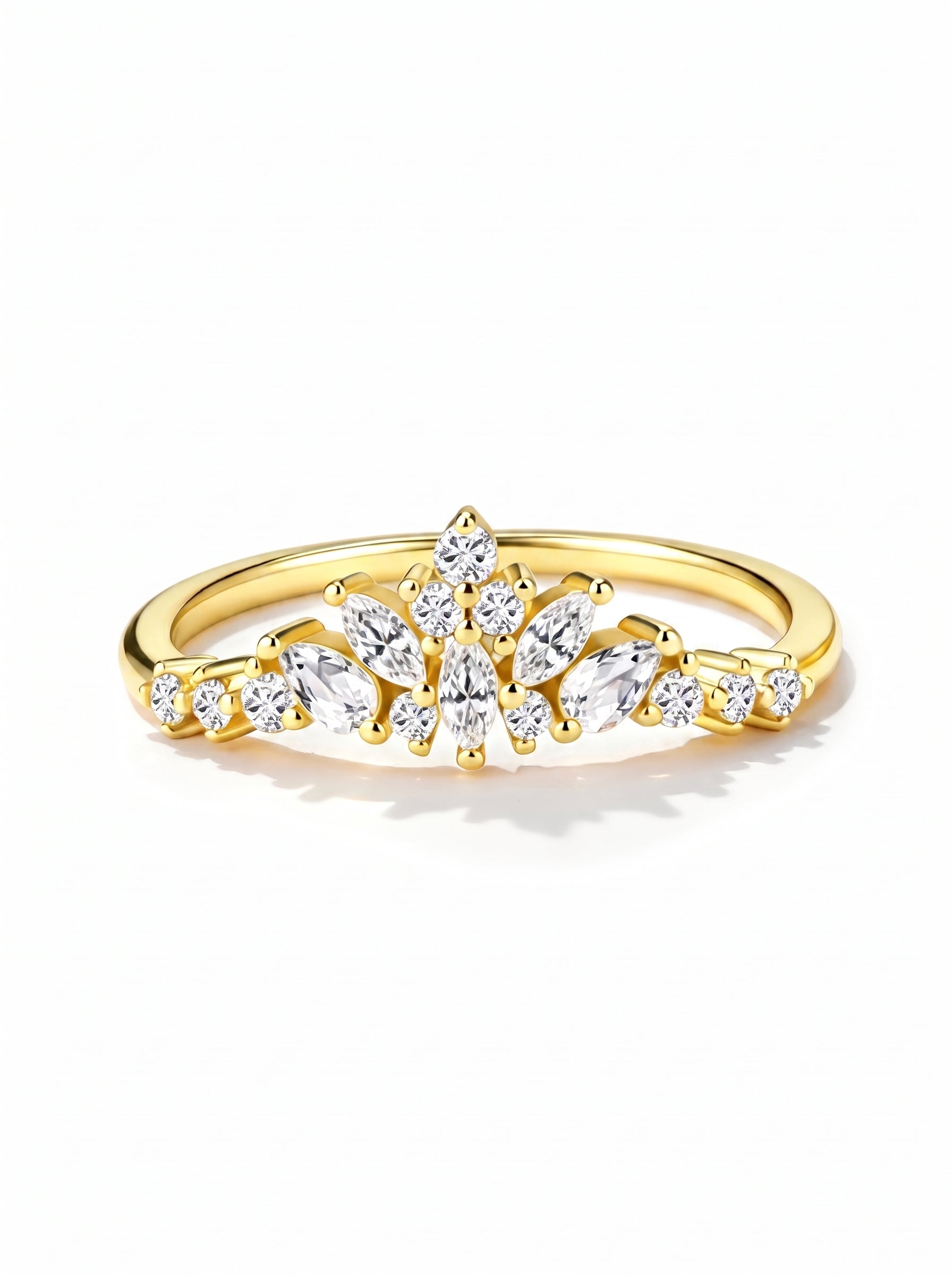 Marchioness Moissanite Ring｜925 Sterling Silver