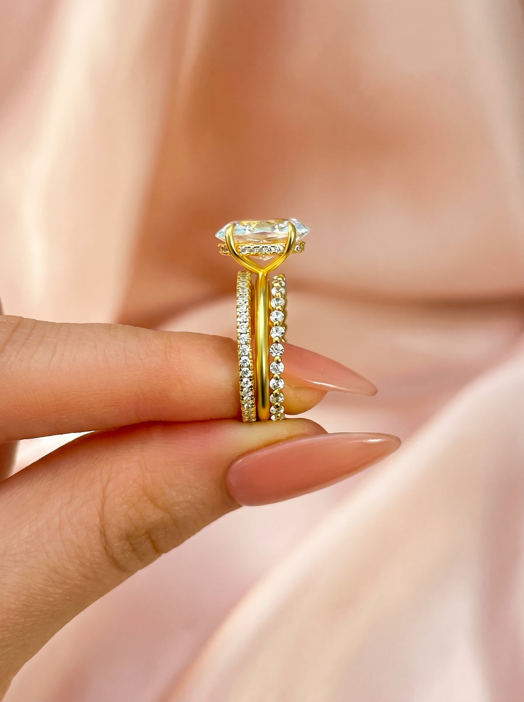 Theia Oval Diamond Ring｜925 Sterling Silver